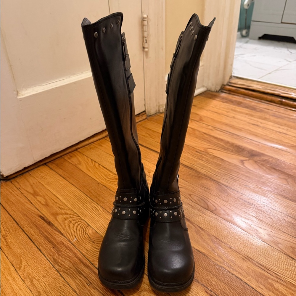 Harley-Davidson Black Textured Footwear - Picture 6 of 16